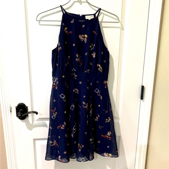 Maison Jules Dresses & Skirts - Sleeveless Navy Sea Print Madison Jules Dress